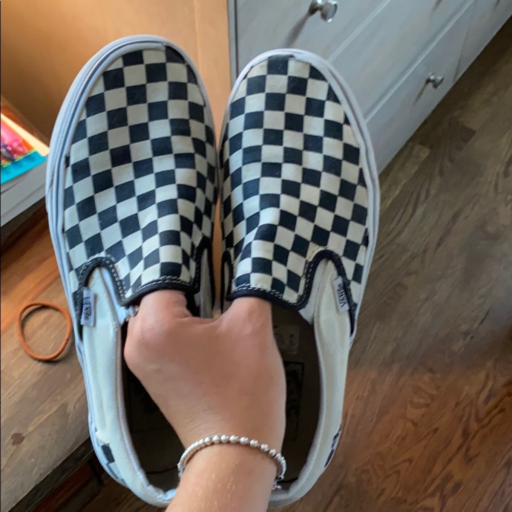 Vans checkered shoes